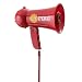 Dress Up America Pretend Play Kids Fire Fighter's Megaphone (Bullhorn) with Siren Sound. Handheld Mic Toy