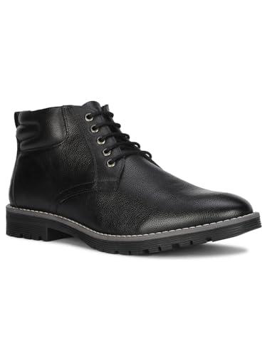 8044 Knox Leather Dark Brown Boots/Booties Occupational Shoes Shoes for Men|Everyday|Running|Walking|Comfortable Fit|Fashionable
