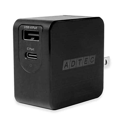 Amazon.co.jp: アドテック 65W PD充電器 15V/4A出力対応 PD 2ポート