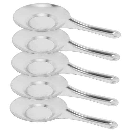 Levemolo 5pcs Vintage Candle Snuffer Cover Stainless Steel Fire Extinguisher Tool Decorative Candle Accessory for Safety