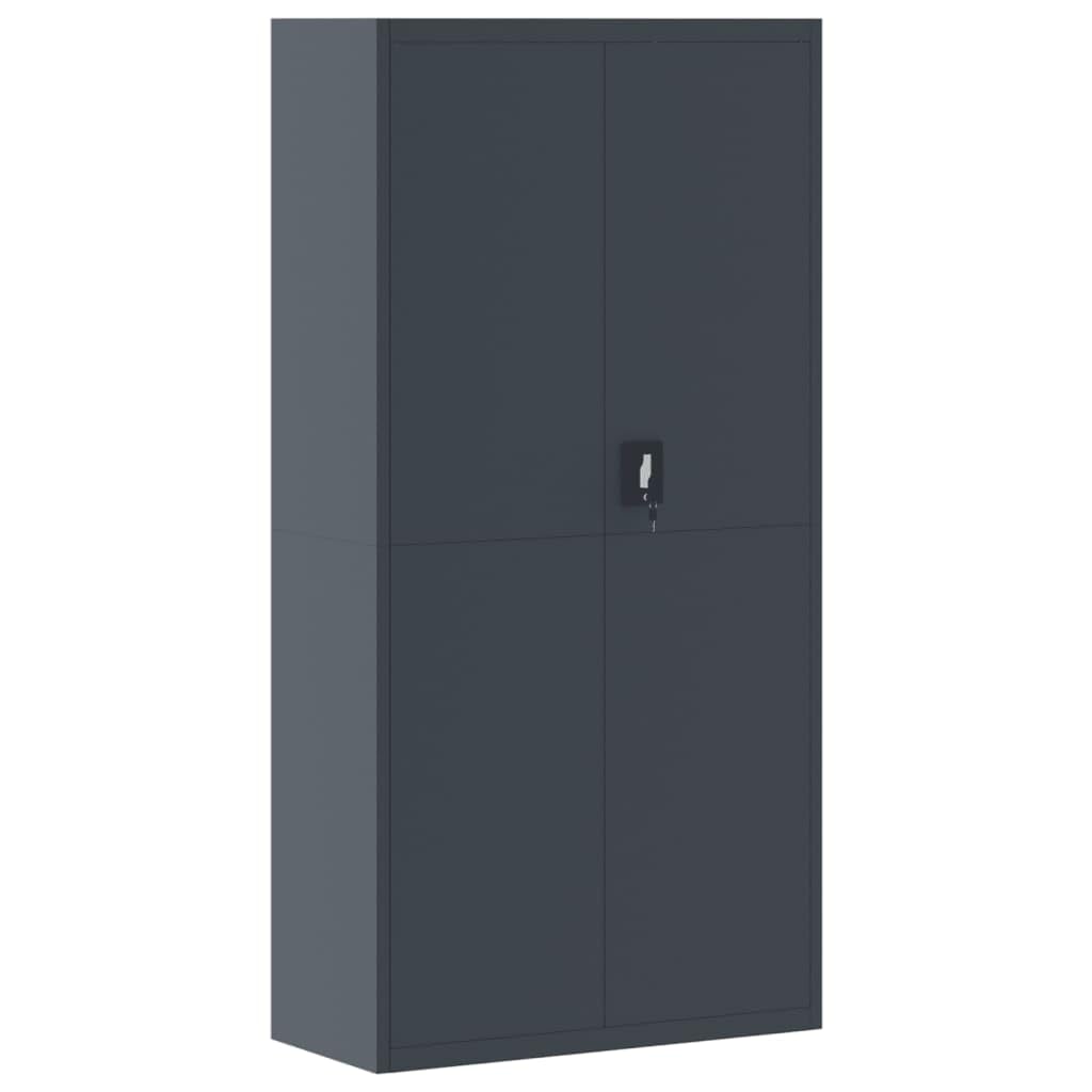 vidaXL Armadio Classificatore Antracite 90x40x180 cm in Acciaio