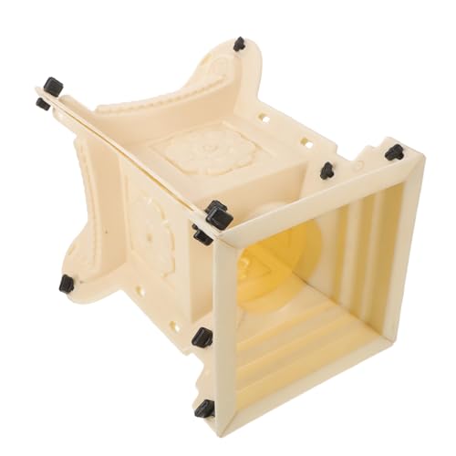 LIFKOME Reusable Plastic Pagoda Mold for Concrete Lanterns UV Stone Pagoda with Intricate Detailing Quick Demolding Cement Statue Mold for Garden Villa Outdoor Decoration