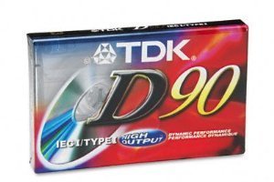 TDK D90 Ieci/tipo i normali posizione alta uscita audio cassette tape by Smartbuy by Smartbuy