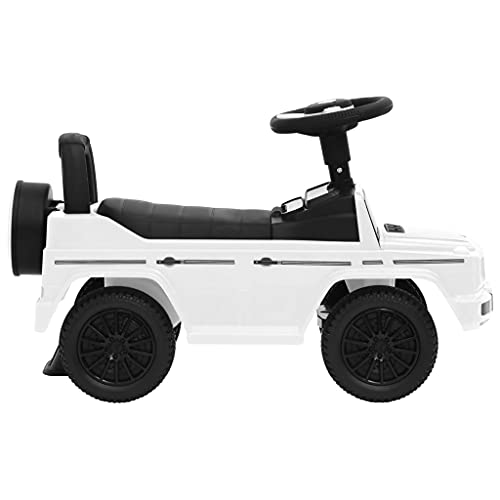 vidaXL Rutschauto mit Autohupe Motorgeräusch Staufach Kinderauto Schiebeauto Rutscher Lauflernhilfe Kinderfahrzeug… – Bild 4