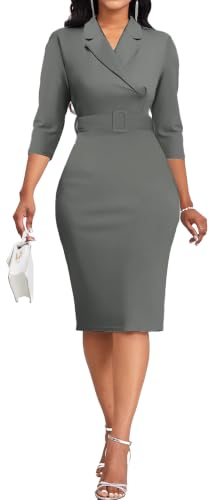 Image of Women's Vintage Pencil Dress Wear to Work