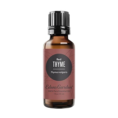 Edens Garden Thyme- Red Essential Oil- 100% Pure Premium Grade, Undiluted, Natural, Therapeutic, Aromatherapy, The Best for Diffuser, Candle, Laundry, Humidifiers 30 ml (1 fl oz)