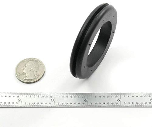 Large Rubber Grommet Fits 2" Opening In 3/32" Panel, Inner Diameter 1 1/2" #TOP2