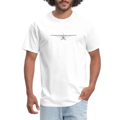 Spreadshirt Cessna Airplane | Aviation Mens T-Shirt L White