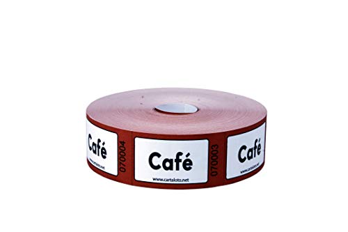 CARTALOTO- 1000 Tickets CAFEE - Braun, BITRCA09, Mehrfarbig Cover