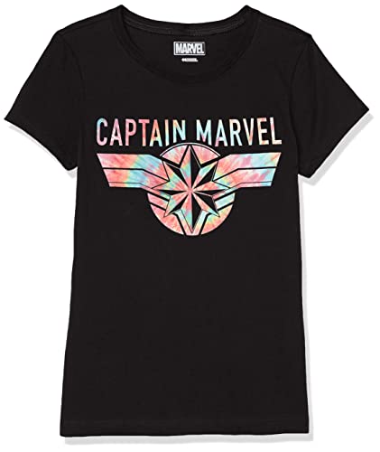 Marvel Girl's Tie Dye Captain T-Shirt