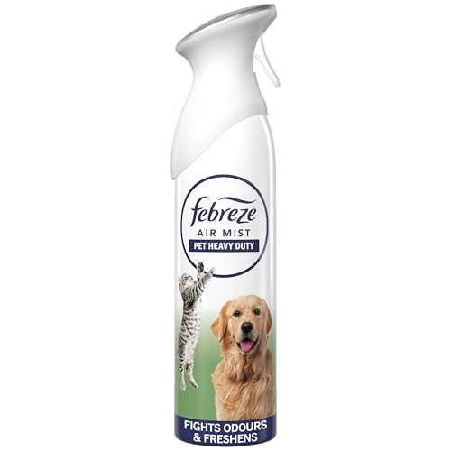 Febreze Air Freshener Spray, 185ML X 8 (1480ML), Pet Odour Eliminator Room Spray, Leaves A Fresh Scent
