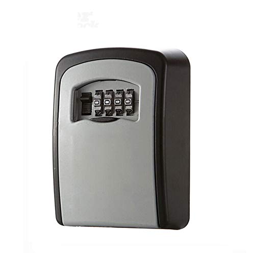 Preisvergleich Produktbild Schlüssel Aufbewahrung Security Lock,Outdoor Schlüsselsafe Speicher Verschluss Kasten mit 4-stelligem Zahlenschloss, zu teilen und Ihre Schlüssel sicher für Zuhause etc.