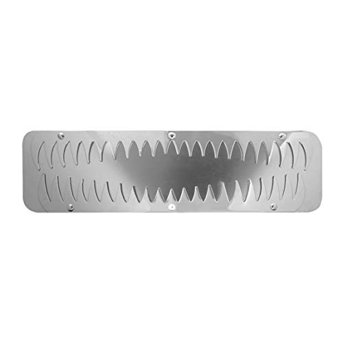Image of GG Grand General 30193 24 X 6 inches Stainless Steel Shark Teeth Bottom w /Backing Plate