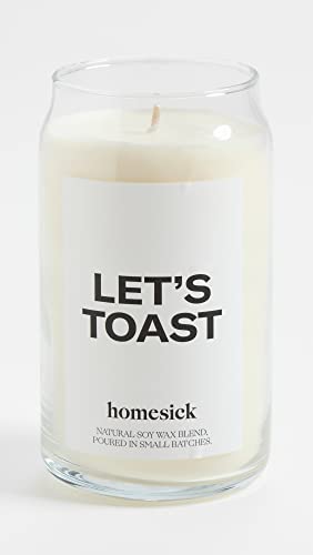 Homesick Women's Let's Toast Candle, Let's Toast, 13.75 Oz #TOP1