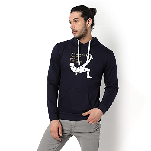 Image of CAHOOT Men's Printed Sweatshirt Regular Fit for Casual Wear | Full Sleeve | Cotton | Stylish Sweatshirt Crafted with Comfort Fit and High Performance for Everyday We