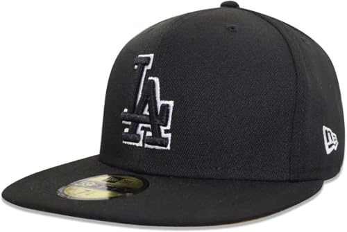 Gorra New Era Unisex Negra/Blanca Talla 7 1/2 miniatura 1