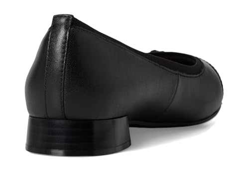 Clarks Women's Natalyn Dusk Pointed Toe Flats, Black Leather, 8.5 - image 5