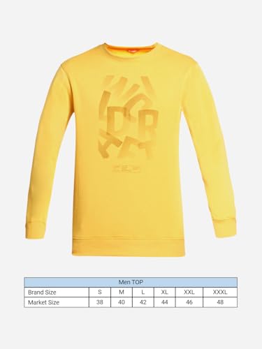Image of Wildcraft Men Sweatshirt Mustard