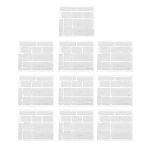 SYUULCOI バイクチェーンステープロテクターステッカーキット 複数のサイズ付属 自転車フレーム用傷防止保護フィルム チェーンステーガード 簡単貼り付け 気泡なし 耐久性 (白)