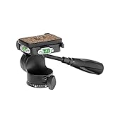Grifiti Nootle Video Pan Head with Dual Level and Quick Release Plate Works with Nootle Ipad Tripod Mounts, Cameras, Iphone Mounts, Brackets, Music Stands, and Photography Light Stands
