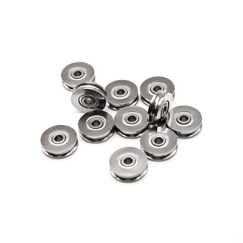 Roulement SU3-14ZZ à rouleaux et gorge en U 3x14x4 mm pour guidage linéaire - 2