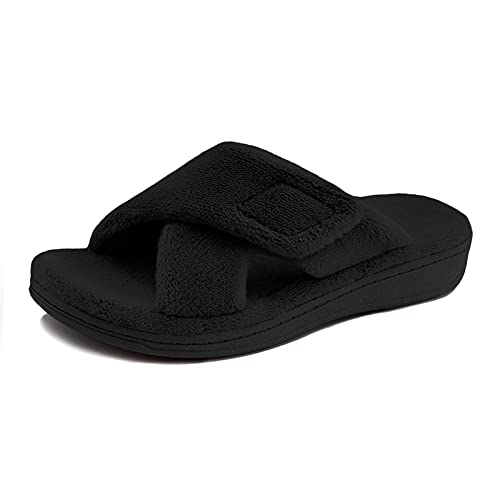 Image of BCSTUDIO Women's Orthopedic House Fuzzy Slippers with Arch Support