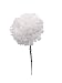 Floral Supply Online Artificial Silk Carnations on Stem Pick (White, Box of 50)