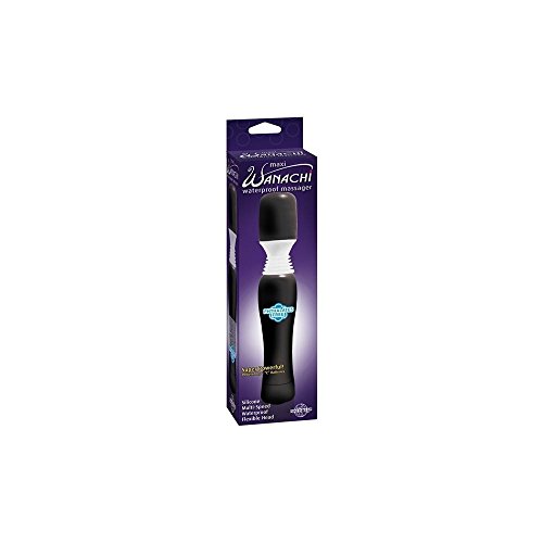 Maxi Wanachi Pipedream noir vibromasseur de massage grand format 22,9 cm