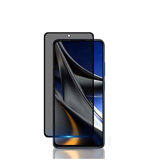 Película De Vidro 3D Privacidade Para Xiaomi Poco X4 Pro 5G - Blance