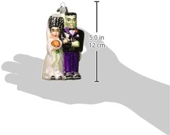 Miniatura 10 de Old World Christmas Adornos adorno de Árbol de Navidad de cristal soplado para Halloween