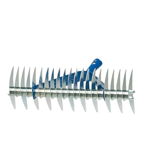 Rastrello Sarchiatore in Acciaio Zincato 32 Denti – 37x13x25 cm