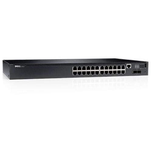 Dell N2024 24-Port 1GbE 2x10G SFP+ Ethernet Network Switch (Renewed)