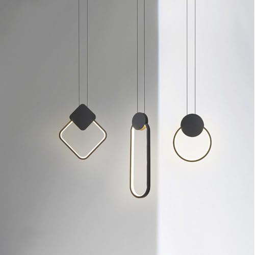 Lámpara de comedor modernomalista para iluminar mesas y techos altos 5