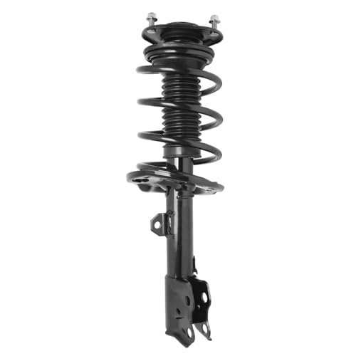 Image of Detroit Axle - Front Struts Kit for 2014 2015 2016 2017 2018 2019 Toyota Corolla, 2 Struts with Coil Spring Assembly 2 Lower Control Arms with Ball Joint Replacement