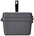 Plano Molding 114-002 13-Inch Compact Tool Box, Graphite Gray with Black Handle and Latches