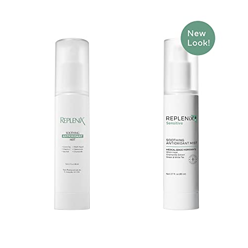 Replenix Soothing Antioxidant Mist - Medical Grade Refreshing Facial Spray For Sensitive Skin, Reduces Redness, Hydrating, Brightening, 2.7 Oz. #TOP2