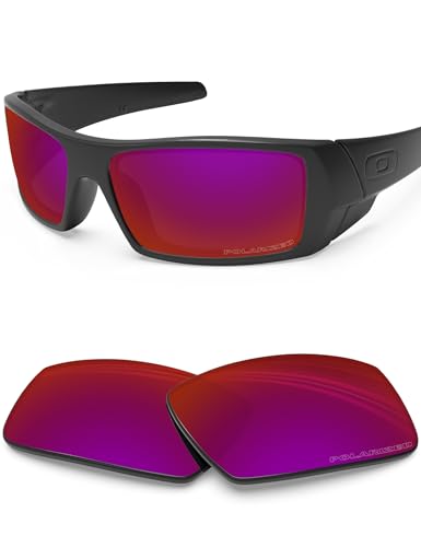 BlazerBuck Verres de Rechange polarisés Anti-sel pour Lunettes de Soleil Oakley Gascan, Burned Starry - Polarisé, 0
