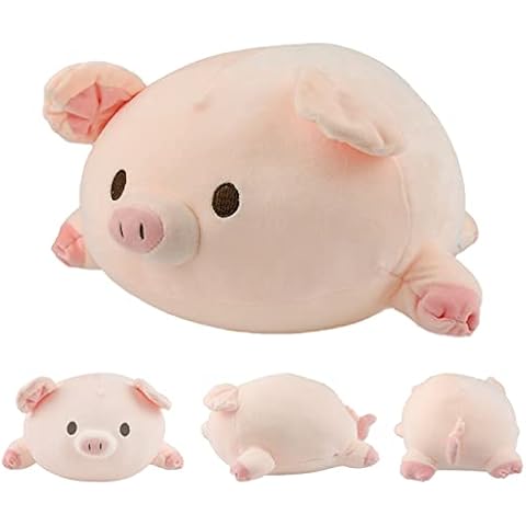 Surplex Schwein Plüsch Stofftiere Molliges Spielzeug Rosa Cover