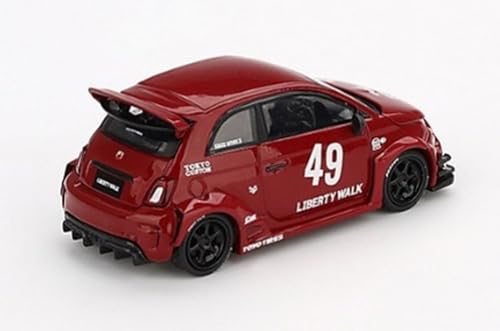 MINI GT 1/64 Abarth 595 LB-Works Rojo miniatura 2