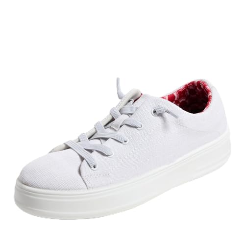 Image of Dearfoams Women's Shoes - Mabel Lightweight Comfortable Easy Slip on Sneaker with Arch Support