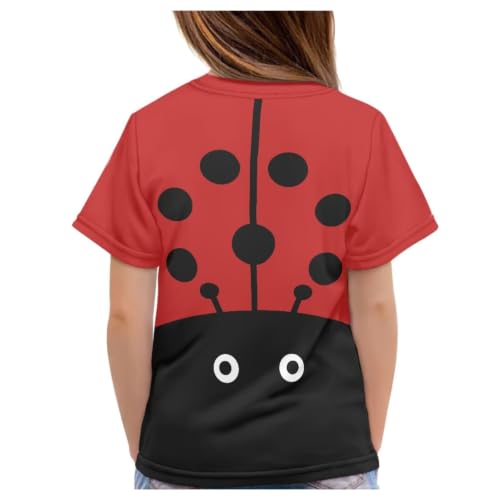 Image of Xhuibop Kids Tshirts Girls Boys 3-16 Years Summer Clothes for Teens Loose Fitting Tops