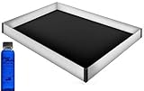 Super Single 48 x 84 12 Mil Hardside Waterbed Safety Liner with a Premium Clear Bottle of 4oz Water Bed Conditoner