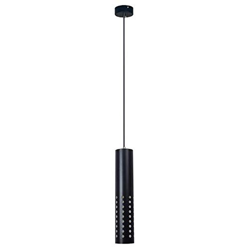 Plafonniers personnalité creux droplight tube long suspendu en métal avec éclairage LED 5W