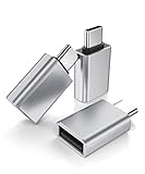 Adaptateur USB C Mâle vers USB 3.0 Femelle 3-Pack,Convertisseur Thunderbolt 3 Type C OTG pour MacBook Pro M1,iPad Mini 6 Air 4 Génération,Surface Go,Microsoft Galaxy Note 20 S21 21 S20 S22 Plus Ultra