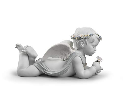 LLADRÓ Figura Mi Amado Ángel. Figura Angelito de Porcelana.