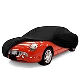 Car Cover Indoor Compatible with Ford Thunderbird 2002-2005,Stretch Satin Dust-Proof Protection Ultimate Custom Full Car Cover for Underground Garage, Car Show