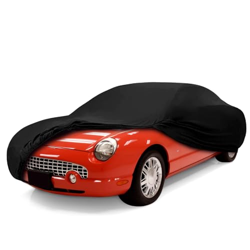 Car Cover Indoor Compatible with Ford Thunderbird 2002-2005,Stretch Satin Dust-Proof
