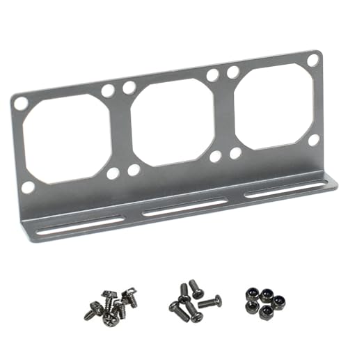Soporte puente de 4 cm para ventilador, compatible con tarjetas gráficas, CPU, motherboards y discos duros, fabricado en acero galvanizado miniatura 1