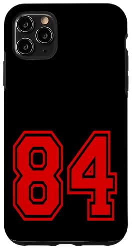 No.84 Red Sports Team Style �X�}�z�P�[�X iPhone 11 Pro Max �p