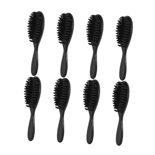 NOLITOY 8pcs Men's Beard Brush Barber Hair Cutting Tool Soft Bristles Neck Duster Brush for Beard Shaping Salon Brush for Men